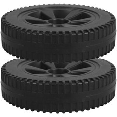 2 Pcs Caster Cart Grill Wheels Replacement Bbq Gas Part for Barbecue
