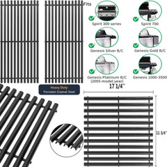 Grill Grates Replacement Parts Kit For Weber Silver Gold B/C, Spirit, Genesis
