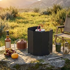 Aluminum Windscreen for Portable Cooking Stoves – High Heat Resistance