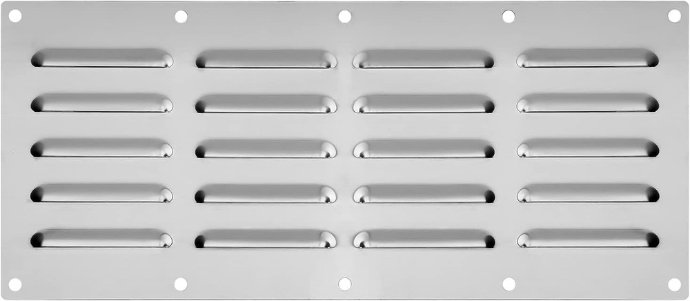 Stainless Steel Venting Panel for Grill Accessory, 15″ by 6-1/2″