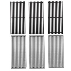 BBQ Future 17″ Grill Grates Replacement Parts for Charbroil Commercial TRU-In…