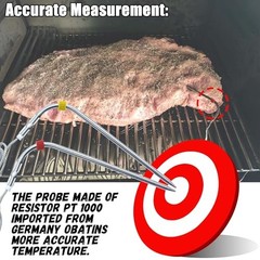 2-Packs iGrill Pro Meat Probe Replacement for Weber Grills,igrill, Connect Red