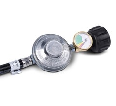 GasSaf 3Feet Low Pressure Propane Regulator and Hose Replacement for 4 FT, 4