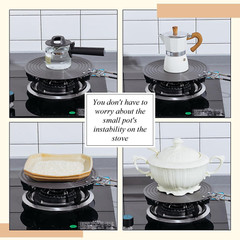 2 Pcs Simmer Plate for Gas Stove 11 Inches and 9.5 Inches Fast Defrosting Tray R