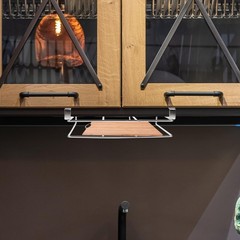 Housoutil Hanging Cutting Board Stand, Stainless Steel Chopping Board Rack, O…
