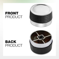 Gas Grill Control Knobs for D Shaped Valve Stem BBQ Chrome Plated Plastic