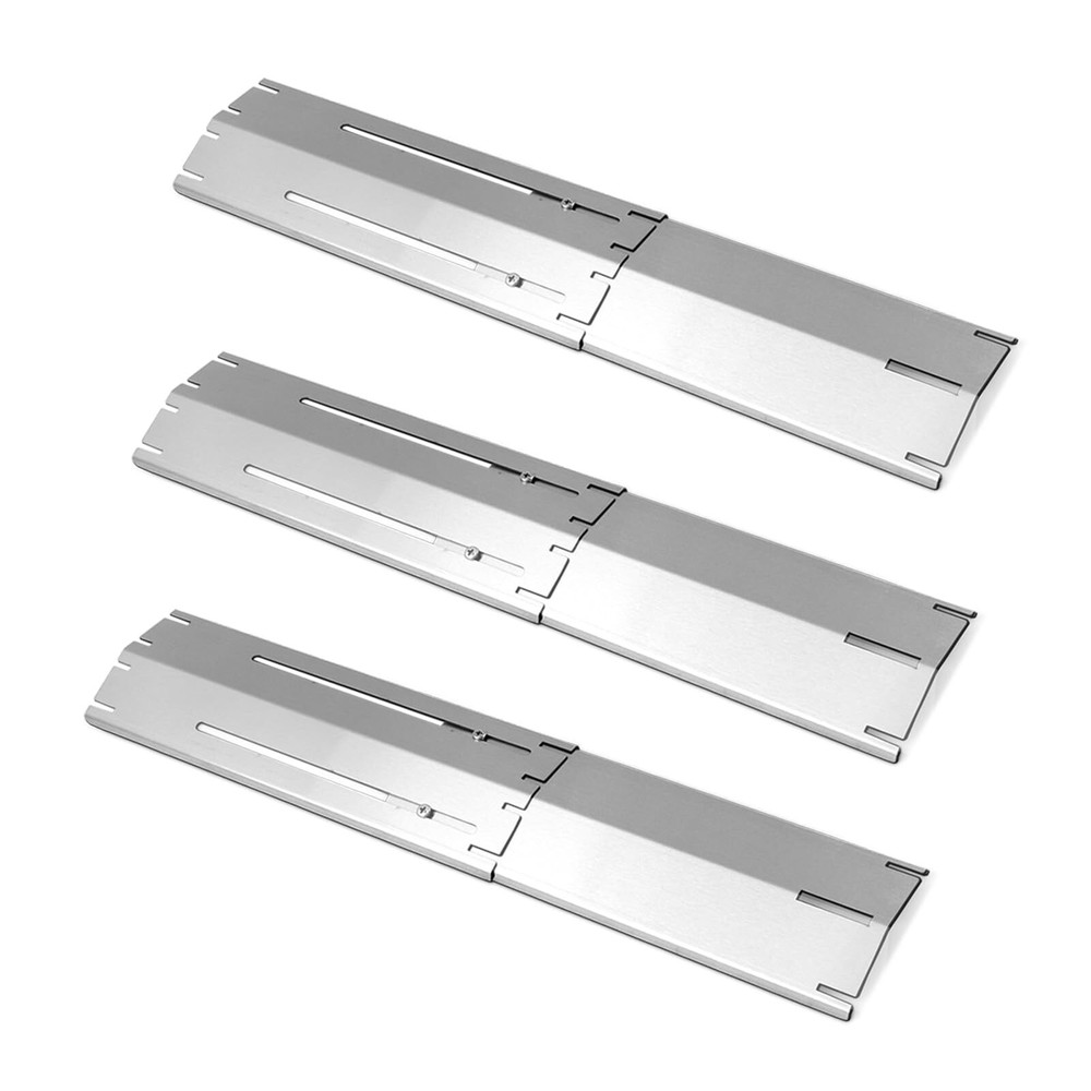 Universal Replacement Heavy Duty Adjustable Heat Plate Shield Stainless Steel…