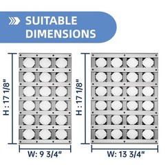 OTAMECE 1 Pack 100-2070 and 1 Pack 100-2089 Briquette Tray for Artisan Grill …
