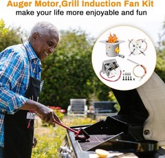 Auger Motor Fan Ignitor Burn Pot Kit for Traeger & Pit Boss Grills