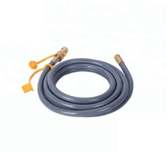 Natural Gas Hose 12ft with Quick Connect/Disconnect 3/8″ Male Flare for 3841301