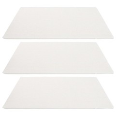 3pcs Fireproof Insulation Board: Ceramic Fiber Material Heat Resistant Baffle