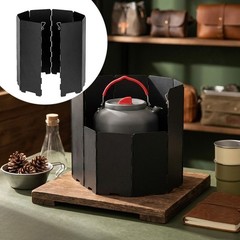 Aluminum Windscreen for Portable Cooking Stoves – High Heat Resistance