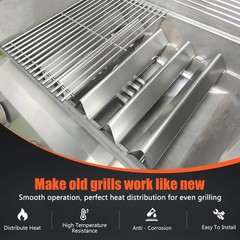 15.3″ Flavorizer Bars for Weber Spirit 300 and GS4 Spirit II 300 Series, Spir…