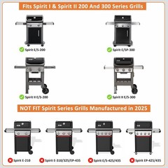 onlyfire Rotisserie Kit Weber Spirit 200/300 Series Stainless