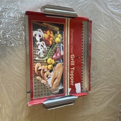 Stainless Steel Master Grill Topper Non Stick Coated New