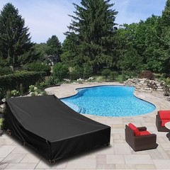 Outdoor Chaise Lounge Cover 100% Waterproof 600D Weather Resistant Polyester …