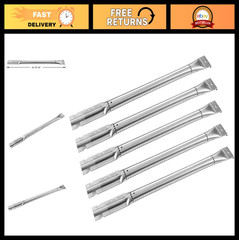 Replacement Gas BBQ Grill Burner Tubes – Set of 5, 16 15/16″ for Perfect Flame &