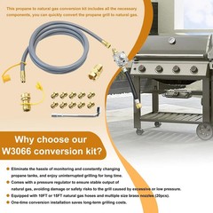 Propane to Natural Gas Conversion Kit for Grill Compatible with weber genesis…