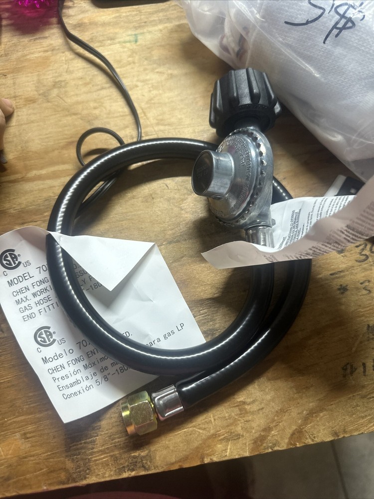 Universal Gas Grill Regulator and Hose Replacement for Weber Charbroil Nexgrill