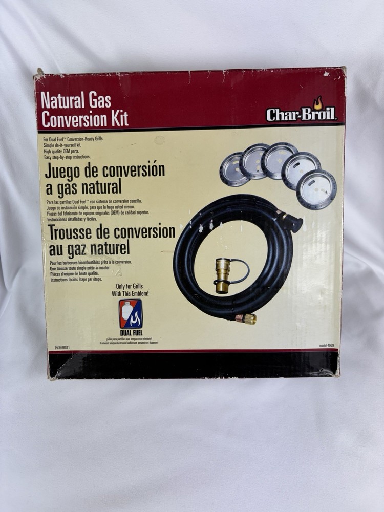 Char-Broil Natural Gas Conversion Kit Model 4609 Dual Fuel Grill New