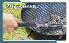 304 Stainless Steel Hinged Cooking Grate for 22 in Weber Charcoal Grills 21.5 in