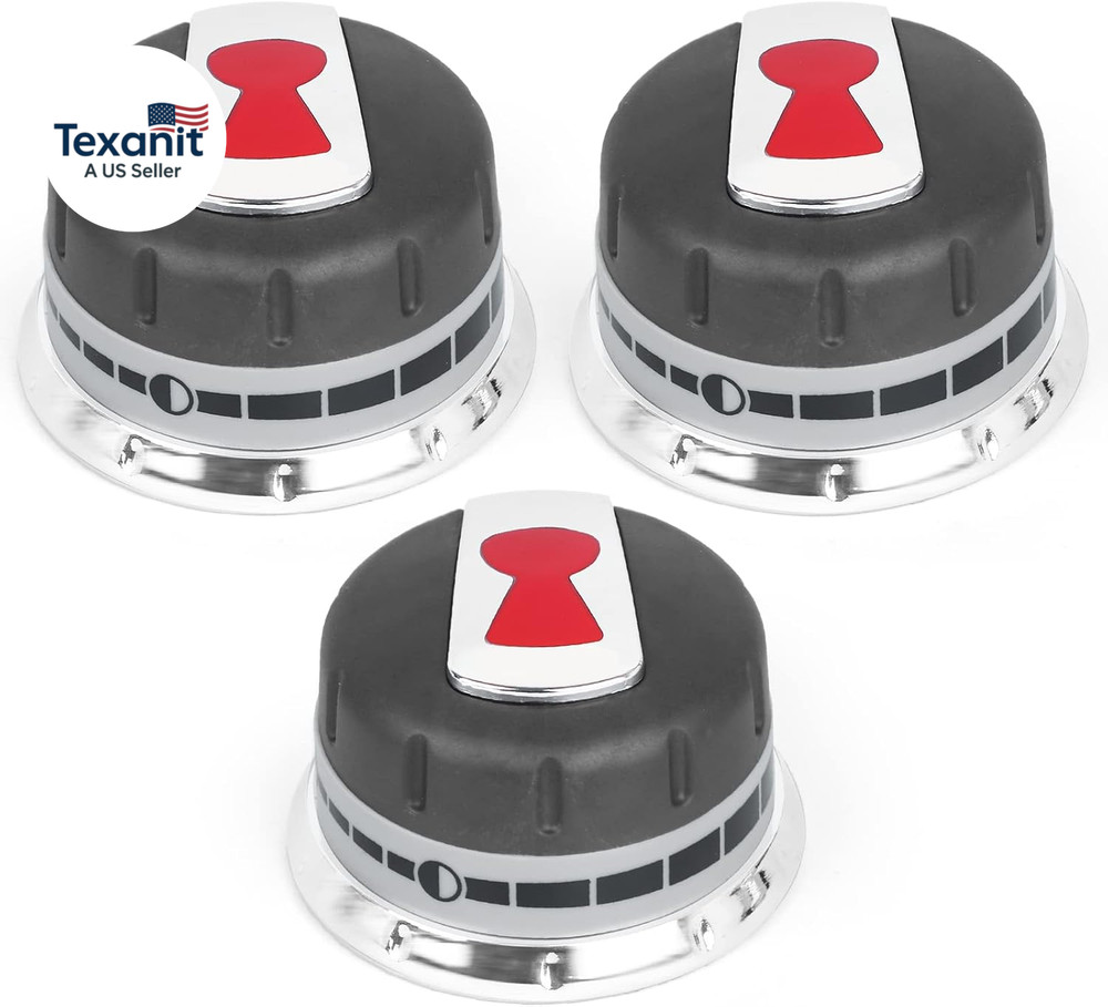 3 Pieces New Upgraded 88848 Gas Grill Burner Knobs Compatible with Weber Genesis