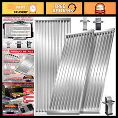 Stainless Steel Emitter Plates Replacement for Charbroil Tru-Infrared Grills – 3