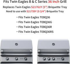 Briquette Tray Assembly for Twin Eagles 36″ Grill Parts for Twin Eagles TEBQ36 T