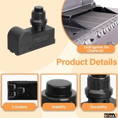 DHLG-3T Grill Igniter for Charbroil Performance 3 Outlet Electronic Module