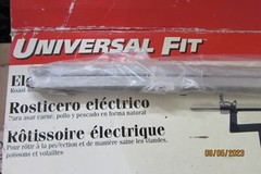 Char Broil Electric Rotisserie – Universal Fit – Model 4727 Open Box NEW