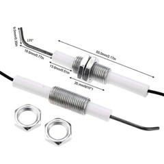 11.8” Universal LP Propane Natural Push Button Piezo Igniter Kit for Gas Grill,R