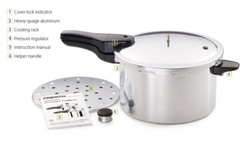 8-Quart Aluminum Pressure Cooker