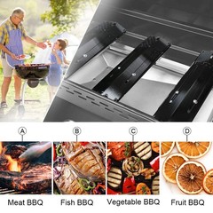 Universal Heat Plate Shield,Heat Tent,Flavorizer Bar,Burner Cover,Flame Tamer…