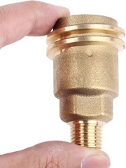Solid Brass Propane Hose Adapter – 1/4” Male Thread for Easy Connection
