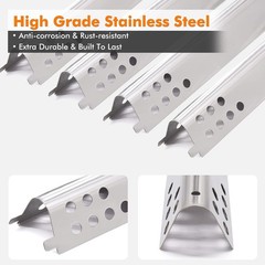 Upgrade Your Char-Broil Grill with 5-Pack Stainless Steel Burners & Heat Plates