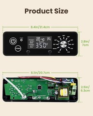 AC03P9 Thermostat Controller Board Replacement for Pit Boss Pellet Grill