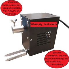 Whole lamb / pig hog Rotisserie roaster bbq motor only . Heavy duty 200lbs 6rpm