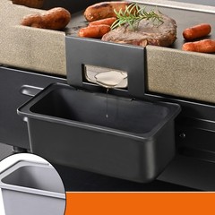 Oil Drain Box Set of Three for Efficient Grease Collection During Grilling