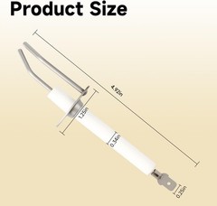 2 Pack Electronic Grill Igniter Ceramic Ignitor Electrode Compatible with Vik…