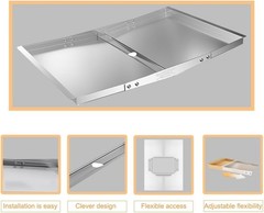Stainless Steel Grease Tray With Catch Pan Dyna Glo Grill Replacement Parts New