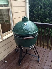 Ceramic Chimney Cap Damper Top Vent for Medium Large XLarge Big Green Egg Grill