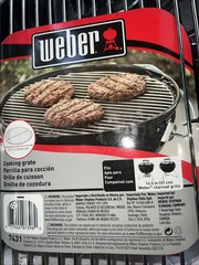 Weber Replacement Cooking Grate for Smokey Joe Charcoal Grills 13.5″ 7431