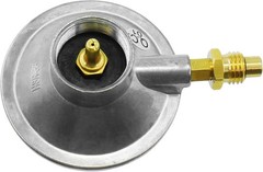 Compact Aluminum Propane Regulator for 1 LB Tanks – Adjustable Nozzle Included