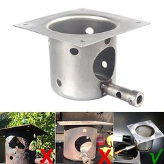 Stainless Steel Fire Burn Pot for Traeger and Zgrills Models Upgrade Now
