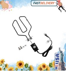 Upgrade Universal 1650W 15A Electric Smoker Heating Element Kits with Adjustable