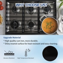 [Upgraded] WB29K10023 Range Medium Burner Cap Replacement Part, Fit for GE Ga…
