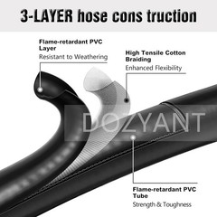 Replacement 3.5 Feet Propane Regulator Hose for Most Grills and Heaters