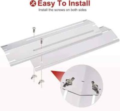 Universal Heat Plates Heat Tents Heat Shields For Gas Grill Barbecue BBQ 3 Pack