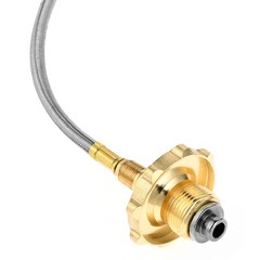 1Set Copper OD Can Gas Adapter/Universal Male Connector Kit With Fill Hose