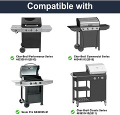 Gas Grill Replacement Parts for Charbroil Savor Pro Thermos Porcelain Steel Heat